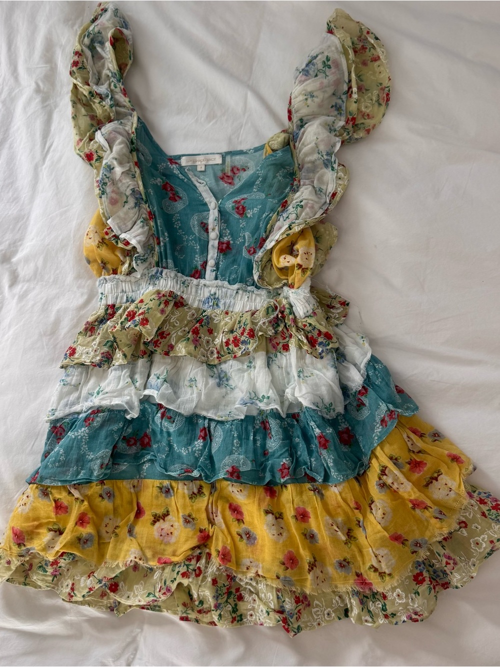 LoveShackFancy Phyllis Dress - Size Small - Picture 3 of 5